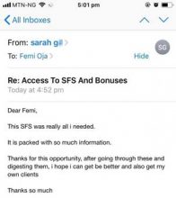 Sarah's Review