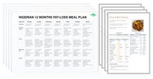 12 Months Meal Plan