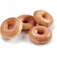 Krispy Kreme glazed doughnuts