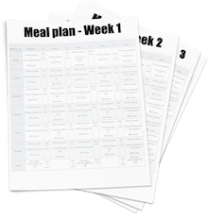 Meal Plan Mockup