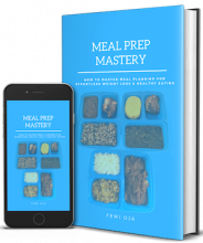 Meal Prep Mastery Mockup With Phone