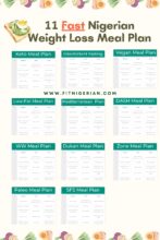 Nigerian Food Time Table For Weight Loss PDF 3
