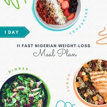 Nigerian Weight-loss Meal Plan