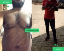 Custom meal plan transformation picture