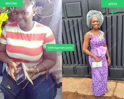 Nigerian Custom meal plan transformation photo