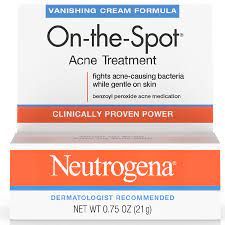 Neutrogena on-the-spot acne treatment 16 Best Face creams for Pimples and Black spots in Nigeria 3
