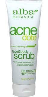 Alba Botanica acnedote scrub 14 Best Body Scrubs for Glowing skin in Nigeria 9