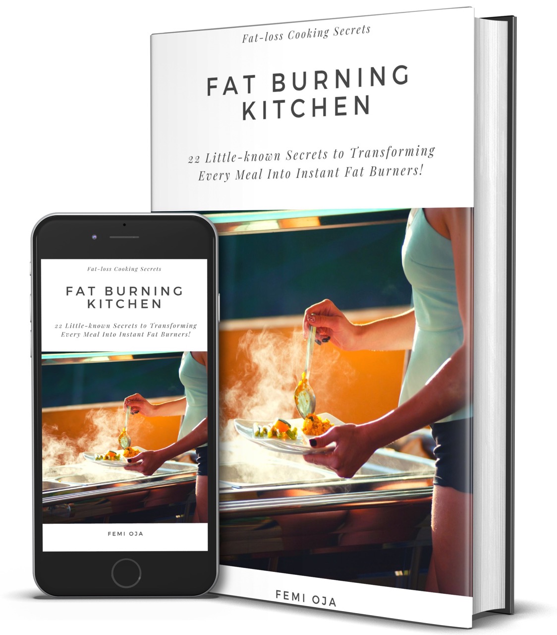 Fat burning kitchen mockup