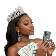 a-black-young-beautiful-lady-wearing-a-crown-and-h 2 3